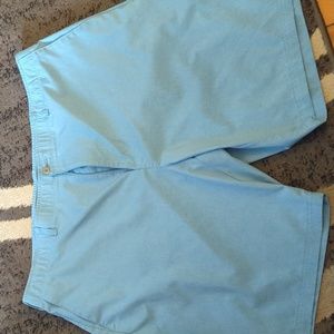 Lightweight men's flat front shorts size 44